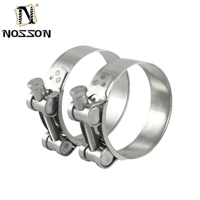 Поддержка ZINC Finish CJan Высокое давление SS304/SS316 Шланговый зажим с сильным зажим и одноприцепными болтами