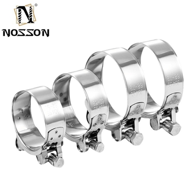 Поддержка ZINC Finish CJan Высокое давление SS304/SS316 Шланговый зажим с сильным зажим и одноприцепными болтами