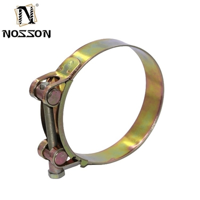 Поддержка ZINC Finish CJan Высокое давление SS304/SS316 Шланговый зажим с сильным зажим и одноприцепными болтами