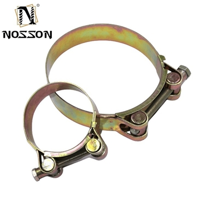 Поддержка ZINC Finish CJan Высокое давление SS304/SS316 Шланговый зажим с сильным зажим и одноприцепными болтами