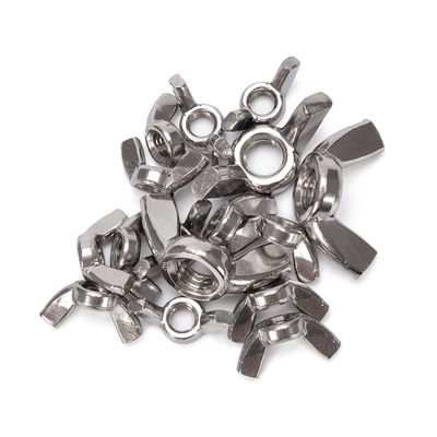 Черный оксид Окончание из нержавеющей стали M6 Крыловые орехи DIN315 Метрическое измерение для медицинских приложений