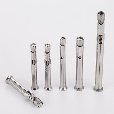DIN Standard 304 из нержавеющей стали Countersunk Head Hex Socket Expansion Bolt Sleeve Anchors for Window or Door Frame Fixed in Silver