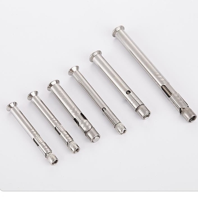 DIN Standard 304 из нержавеющей стали Countersunk Head Hex Socket Expansion Bolt Sleeve Anchors for Window or Door Frame Fixed in Silver