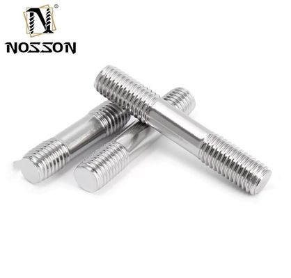 DIN Standard Zinc Finish Double Bolt Threaded Rod Stud Bolt для промышленных применений и M3 M4 M5 M6 M8 M10 M12 M16 M20