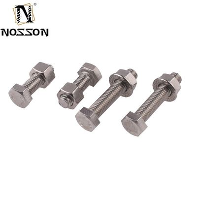 Простая металлическая система измерений 8.8 класса шестигранные болты и гайки M6-M36 M10 DIN933 934 для тяжелых применений