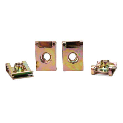 Система метрических измерений Сталь U-типа Спринг-клип Нож с шестиугольной головой Дакромет покрытый цинком Желто-хроматизированная отделка