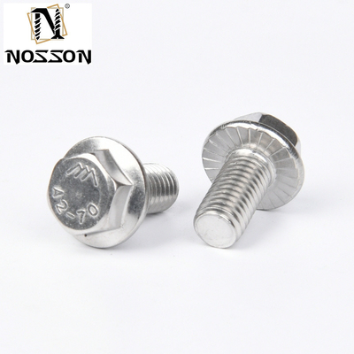 Свинцовые болты из нержавеющей стали класса 4.8 8.8 10.9 12.9 Dacromet Hex Flange Bolt с полным нитью DIN6921