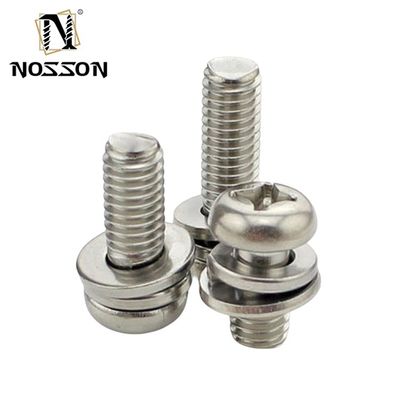 Нержавеющая сталь SUS 304 316 316L Простая конечная крыша с углубленным углублением головы кастрюли сема винт DIN7985 M3 M4 M5 с сертификацией ISO