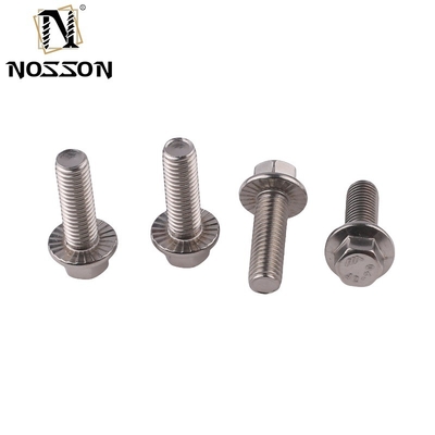 Высококачественная цинковая покрытая сталь DIN6921 Flanges Hex Head Bolt M10 M12 M6 для тяжелых применений