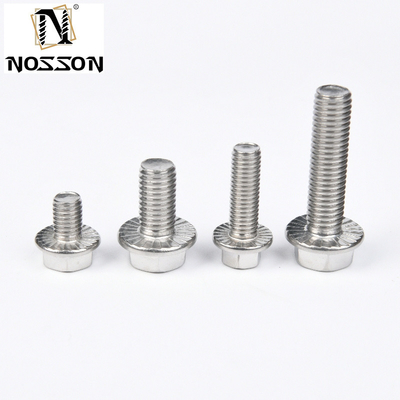 Высококачественная цинковая покрытая сталь DIN6921 Flanges Hex Head Bolt M10 M12 M6 для тяжелых применений