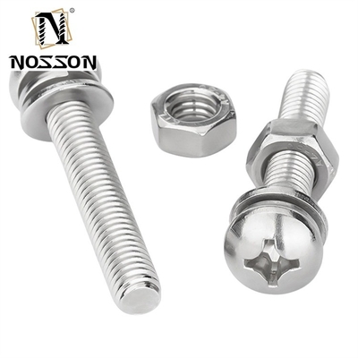 Система измерения INCH Pan Head Cross Screw Zinc M3 M4 M5 M6 с размерами 1,6-20 мм и хромированной отделкой