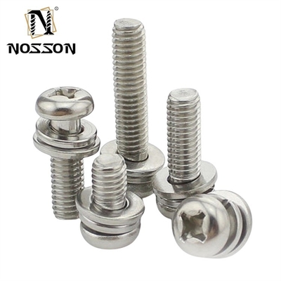 Система измерения INCH Pan Head Cross Screw Zinc M3 M4 M5 M6 с размерами 1,6-20 мм и хромированной отделкой