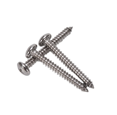 Метрическая нержавеющая сталь 304 Pan Head Tapping Screw Sheet Metal Screw с сыром головой и хромированной отделкой Din 7981