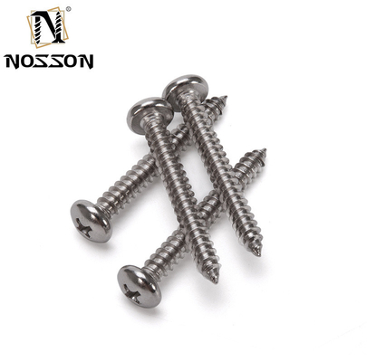 Метрическая нержавеющая сталь 304 Pan Head Tapping Screw Sheet Metal Screw с сыром головой и хромированной отделкой Din 7981