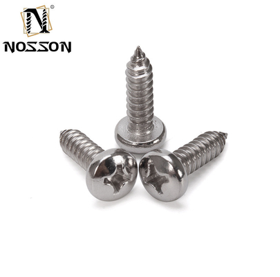 Метрическая нержавеющая сталь 304 Pan Head Tapping Screw Sheet Metal Screw с сыром головой и хромированной отделкой Din 7981
