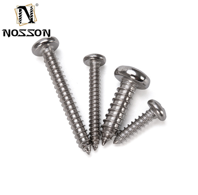 Метрическая нержавеющая сталь 304 Pan Head Tapping Screw Sheet Metal Screw с сыром головой и хромированной отделкой Din 7981