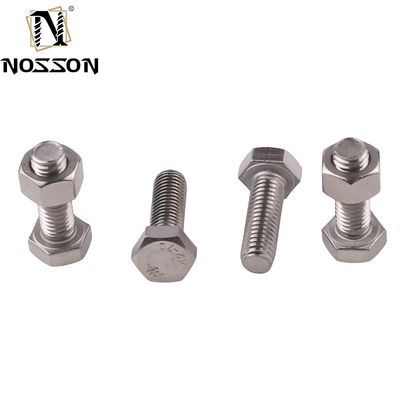 Автомобильное решение крепления GB стандарт M8 M10 из нержавеющей стали полный нить болт с простым отделкой цинковой покрытием