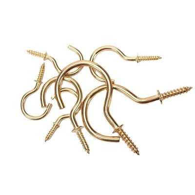 Размеры на заказ M8 глазные винты Черная отделка SS316 Lag Snake Открытые глаза крючок штыки Винт Длинный металл Нержавеющая сталь Сварная овца 45 мм