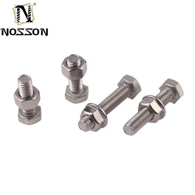 Простая отделка DIN Standard Hex Head Bolts M5 M6 M8 для тяжелых применений в нержавеющей стали