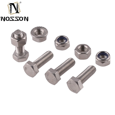 Нержавеющая сталь ANSI/ASME M8 Hex Head Bolt Grade 4.8/ 8.8/ 10.9/ 12.9 Полупроволочный болт и орех Pernos Din 931 Цинковая отделка