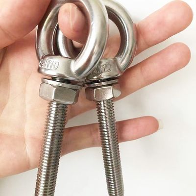 JIS Стандартная коррозионностойкая нержавеющая сталь Нить подъемного кольца плечевого глазного болта 3/8 &quot;х 2,75&quot; с орехами и стиральной машины