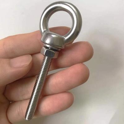 INCH Измерительная система Нержавеющая сталь глазный болт M6 плечо 1/4 &quot;х 2&quot; тяжелой загрузки глазные болты винты для подъема простой отделки
