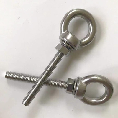 INCH Измерительная система Нержавеющая сталь глазный болт M6 плечо 1/4 &quot;х 2&quot; тяжелой загрузки глазные болты винты для подъема простой отделки