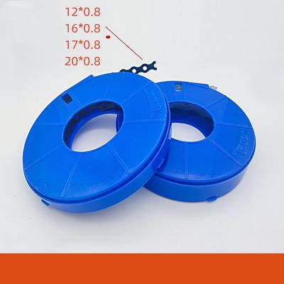 Теплоустойчивая крепление с белой стальной лентой и прочной пластиковой порошковой поверхностью 12 мм 17 мм шириной фиксирующей ленты