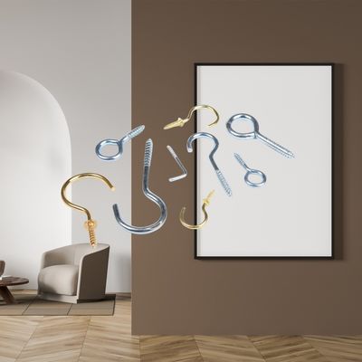 Система метрических измерений Нержавеющая сталь с винтовым крючком с открытым типом конструкции и последней конструкцией согласно стандарту ISO