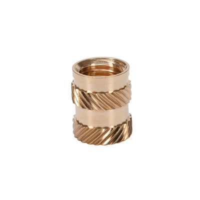 M2 M3 M6 M8 Крученная латунистая нить цилиндрическая медная колючка вертикальная инжекционная формованная латунь вставные орехи для стальной латуни