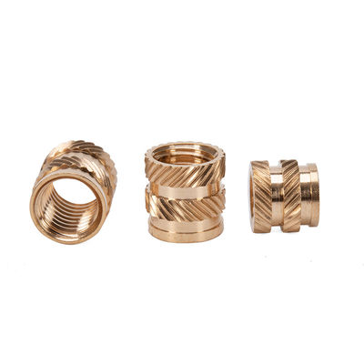 Тепловой набор Напряженный вставка орех M2 M2.5 M3 M4 M5 M6 M8 Горячее плавление Натки из латуни для 3D-печати