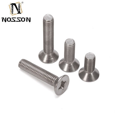 304 нержавеющая сталь перекрестный всасываемый контрзагруженный плоский винт с метрической системой измерений и стандартом JIS