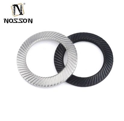 M3-M30 JIS Стандартная углеродистая сталь очернённая оцинкованная двойная зубная клинка рельефная безопасность Бабочка замок стиральная машина в тяжелой промышленности