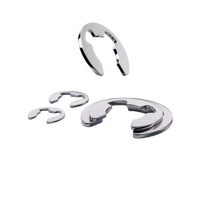 304 из нержавеющей стали DIN Standard Wedge Style Card Spring E-Type Retaining Ring Размер M3M4M5M6M8M10M12M14M16M240M18M20M22M24M27