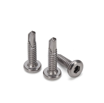 Стандартизированный ISO оцинкованный железный контрзагрузчик головы класса 8 самосверлительный винт с цинковой отделкой в системе измерения INCH