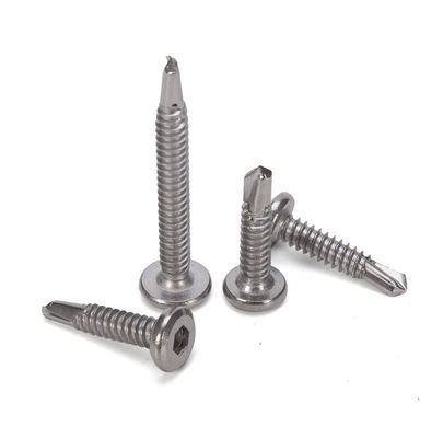 Стандартизированный ISO оцинкованный железный контрзагрузчик головы класса 8 самосверлительный винт с цинковой отделкой в системе измерения INCH