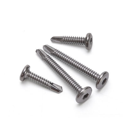 Стандартизированный ISO оцинкованный железный контрзагрузчик головы класса 8 самосверлительный винт с цинковой отделкой в системе измерения INCH