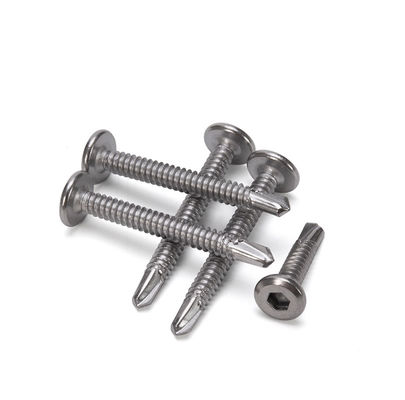 Стандартизированный ISO оцинкованный железный контрзагрузчик головы класса 8 самосверлительный винт с цинковой отделкой в системе измерения INCH