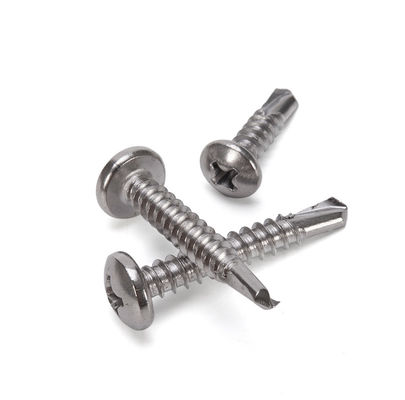 Стальная система измерения INCH Нержавеющая сталь Phillips Button Head Самосверлительный винт от Oukailuo с цинковой отделкой