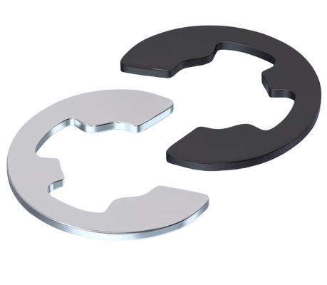 DIN6799 GB896 Нержавеющая сталь E-образный Snap Ring Черный открытый удерживающий кольцо E-типа циркулятор для частей горных машин