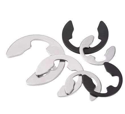 DIN6799 GB896 Нержавеющая сталь E-образный Snap Ring Черный открытый удерживающий кольцо E-типа циркулятор для частей горных машин