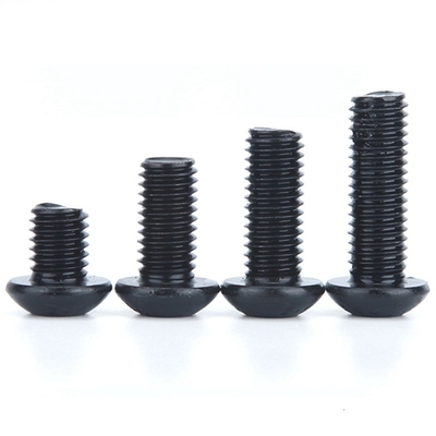 ISO Standard Pan Head 1/4-20*1/2 дюймов Grade 12.9 Black Hexagon Socket Screw с полной нитью и шестиугольным приводом