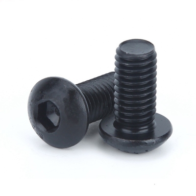 ISO Standard Pan Head 1/4-20*1/2 дюймов Grade 12.9 Black Hexagon Socket Screw с полной нитью и шестиугольным приводом