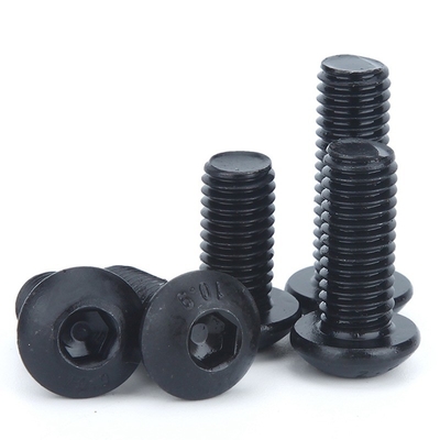 ISO Standard Pan Head 1/4-20*1/2 дюймов Grade 12.9 Black Hexagon Socket Screw с полной нитью и шестиугольным приводом
