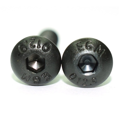 ISO Standard Pan Head 1/4-20*1/2 дюймов Grade 12.9 Black Hexagon Socket Screw с полной нитью и шестиугольным приводом