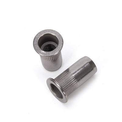 Система метрических измерений Напряженный вставной гайка для автомобильной мебели SS304 из нержавеющей стали M6/M8/M10 Простая отделка