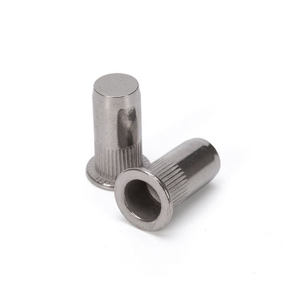 Степень DIN Standard Open End Knurled Body Insert Rivet Nut M3 M4 M5 M6 M8 M10 M12 SS304 Нержавеющая сталь A2-70 Цинковая
