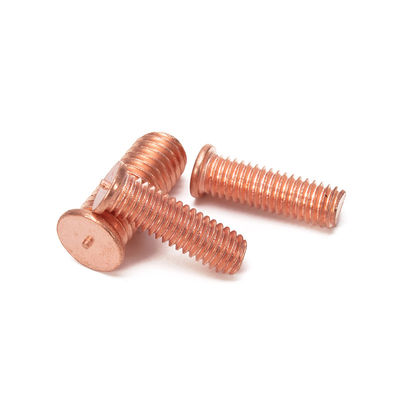 M8 Модель GB Стандартный Custom Red Copper Hex Head Bolts with Zinc Plated Welding Screw Spot CD Weld Stud M7 Thread Size (Стандартный M8 Модель GB)