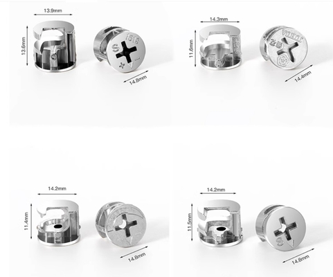 10 соединителей Plug Cam Lock Fasteners Connecting Fitting Connecting Bolt for Height Furniture (Связующие соединители)