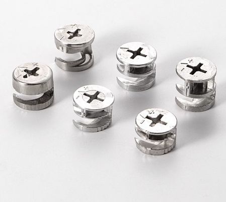 Устойчивый соединитель строительной мебели, устанавливающий цинковый сплав с винтовой блокировкой с болтом и 10 соединителями